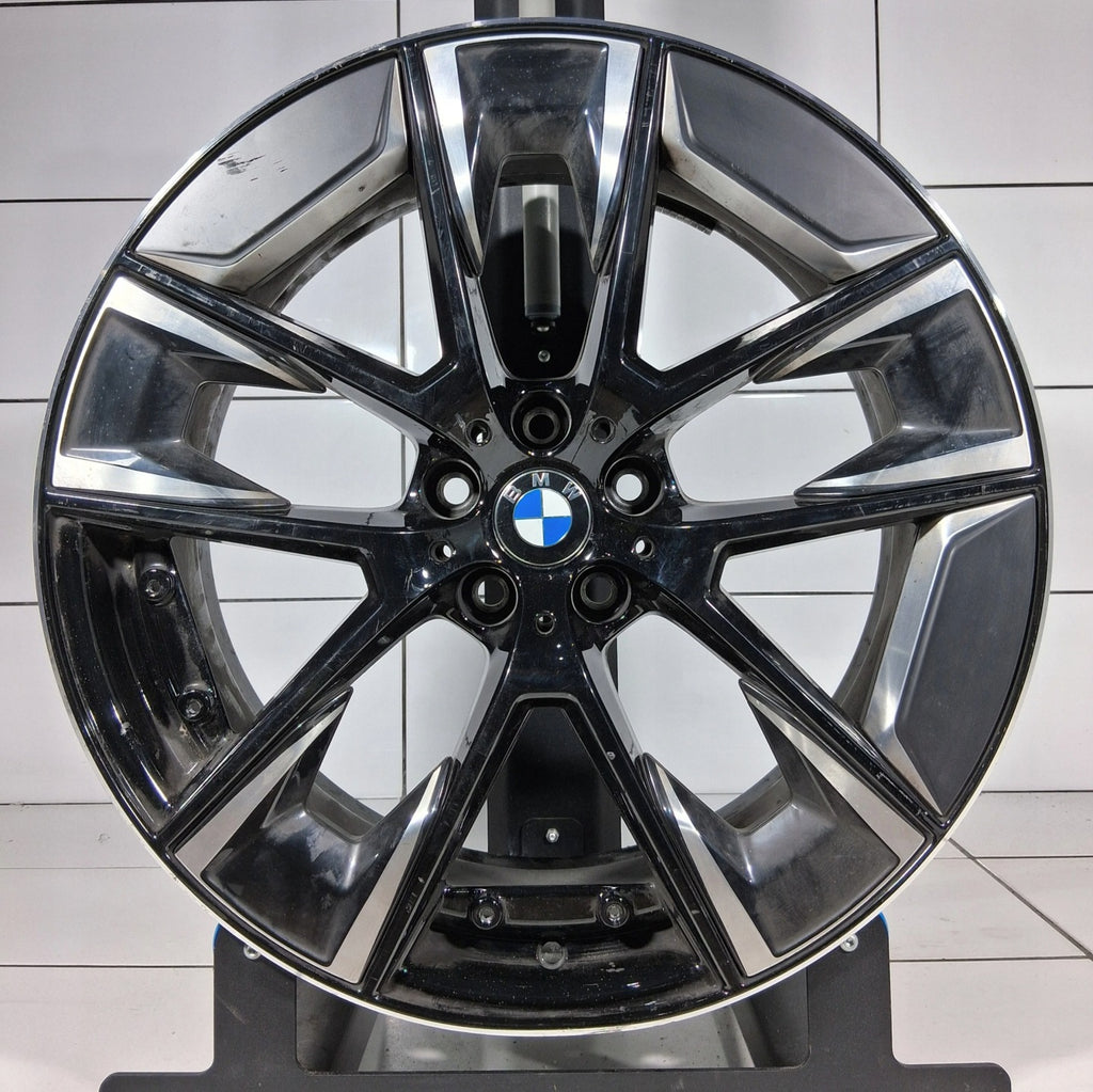 1x Alufelge 20 Zoll 8.0" 5x112 29ET Glanz Schwarz 6895212 5A06C36 BMW G30 FEL9223649477ko