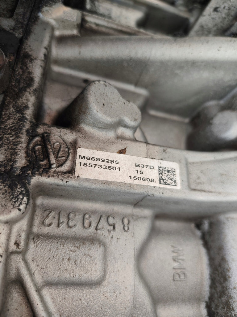 Motor BMW F21 F20 B37D15A 1.5 Diesel Engine Komplett