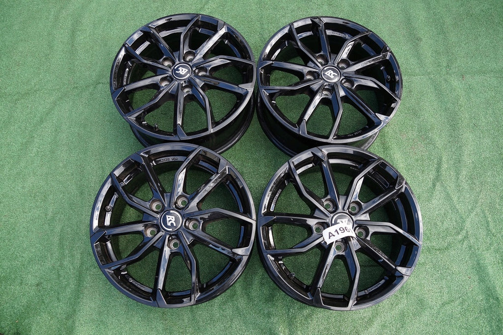 4x Alufelge 16 Zoll 6.5" 5x120 60ET Glanz Schwarz VW Transporter Rim Wheel FEL1215255942at