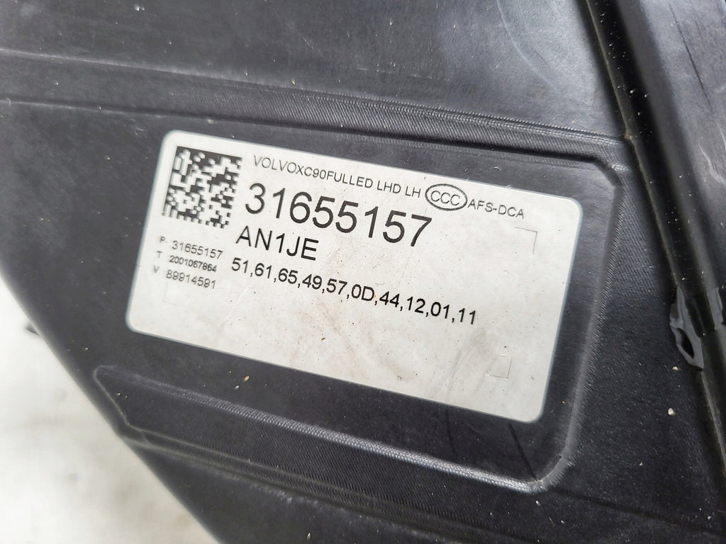 Frontscheinwerfer Volvo Xc90 II 31655157 LED Ein Stück (Rechts oder Links)