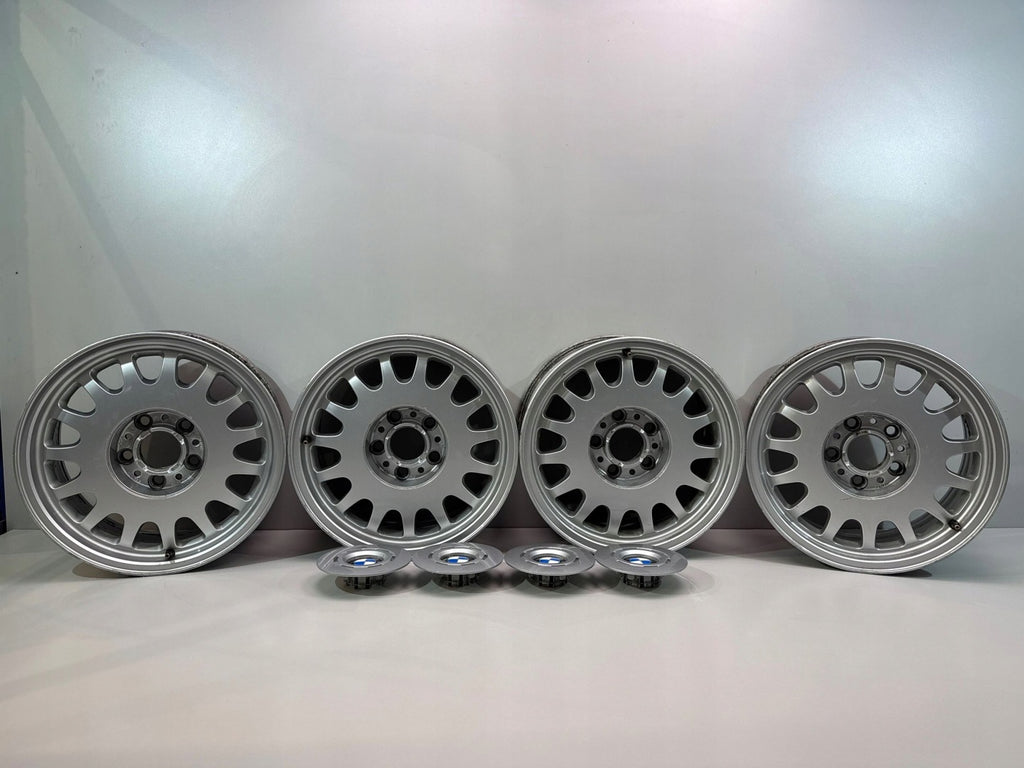 4x Alufelge 16 Zoll 7.5" 5x120 20ET Glanz Silber 1181840 BMW E39 Rim Wheel FEL6331368852fm