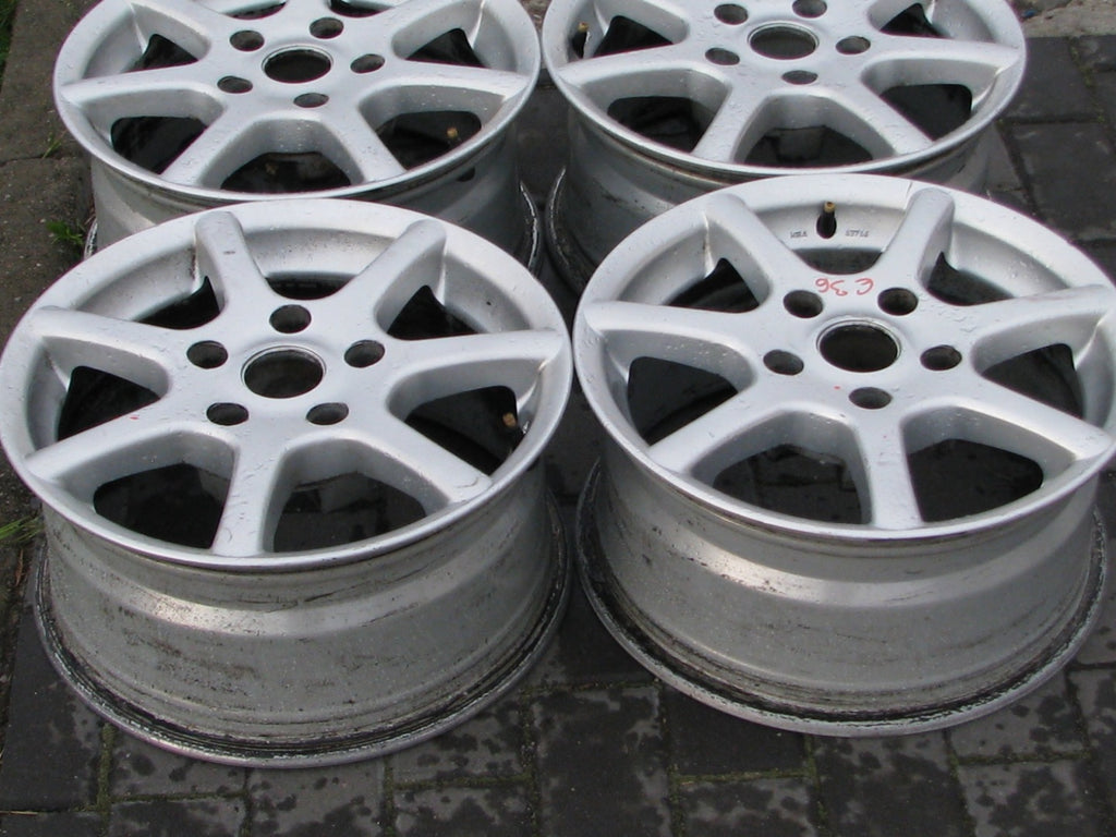 4x Alufelge 15 Zoll 7.0" 5x120 47ET Matt Silber BMW Rim Wheel FEL9452606248cx
