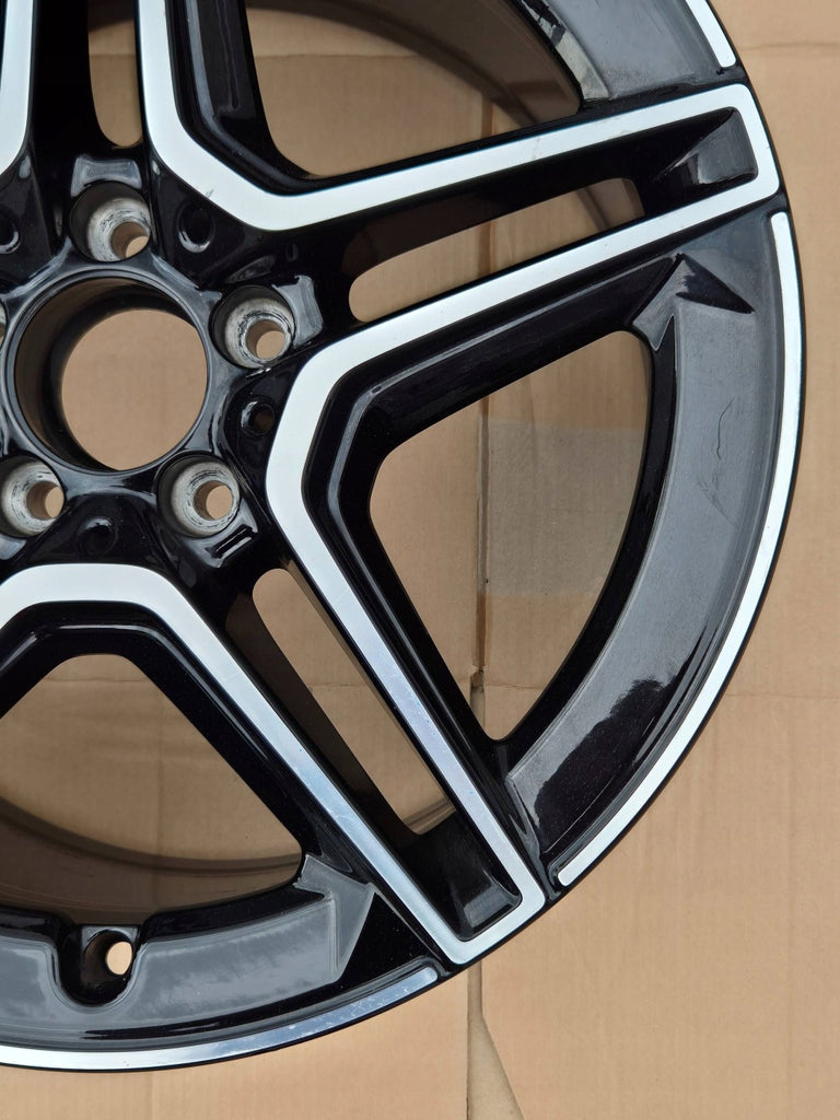 1x Alufelge 18 Zoll 8.0" 5x112 43ET Glanz Schwarz A2134016300 Mercedes-Benz W213 FEL6792937814gy