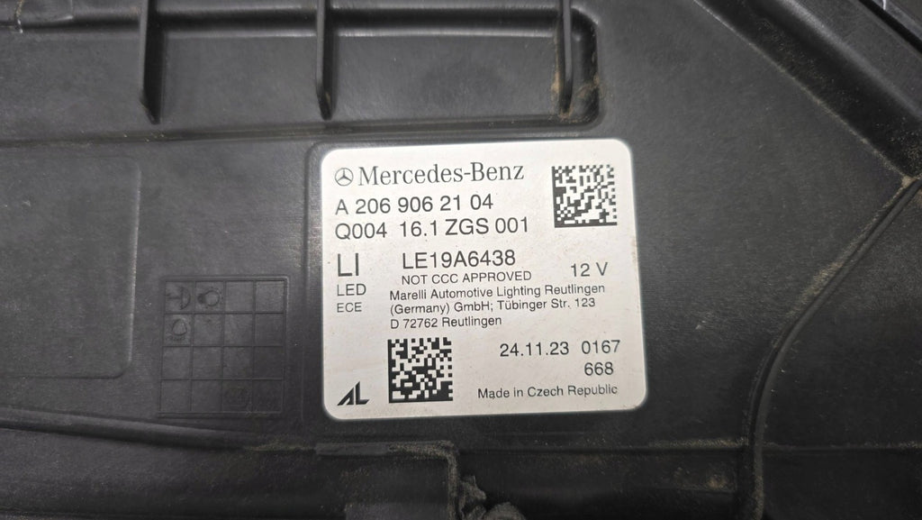 Frontscheinwerfer Mercedes-Benz W206 A2069062104 Links Scheinwerfer Headlight SCH5971355553ao