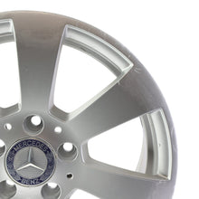 Laden Sie das Bild in den Galerie-Viewer, 1x Alufelge 15 Zoll 7.0" 5x112 43ET Glanz Silber A2044011102 Mercedes-Benz W204 FEL7239980420he