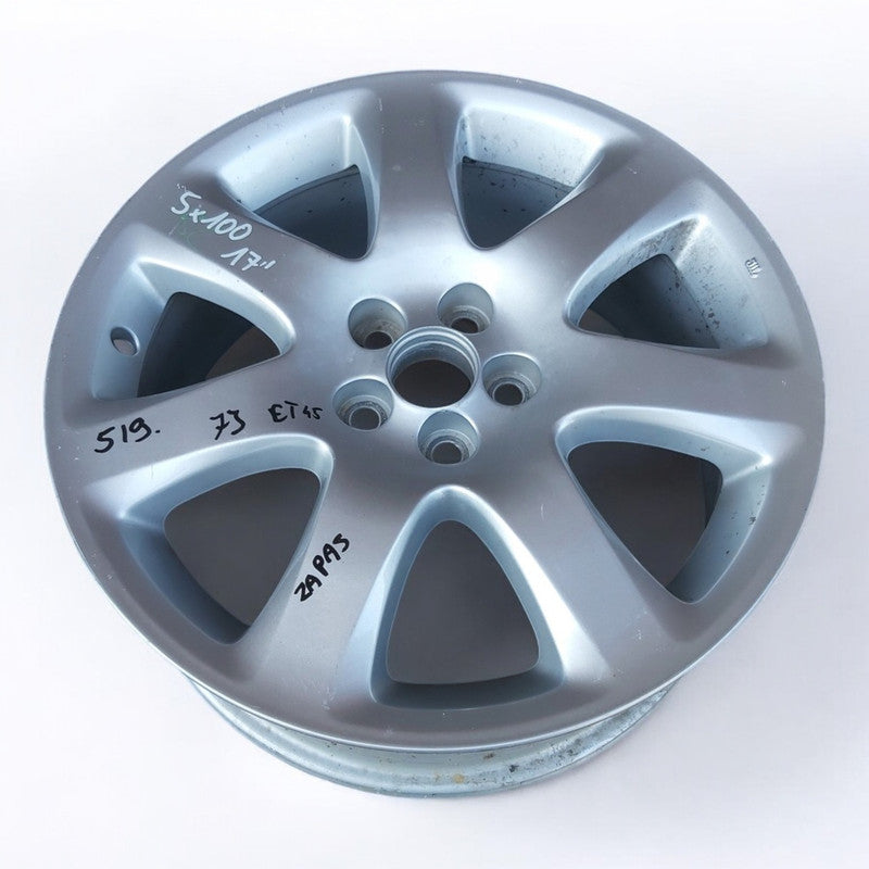 1x Alufelge 17 Zoll 7.0" 5x100 Toyota Avensis Rim Wheel