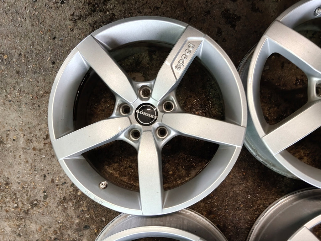 4x Alufelge 17 Zoll 7.0" 5x114.3 40ET Glanz Silber KBA50940 Hyundai I Rim Wheel FEL2620681819sp