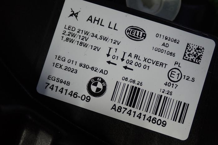 Frontscheinwerfer BMW 1 F21 F20 7414146-09 Rechts Scheinwerfer Headlight SCH5310036818ia