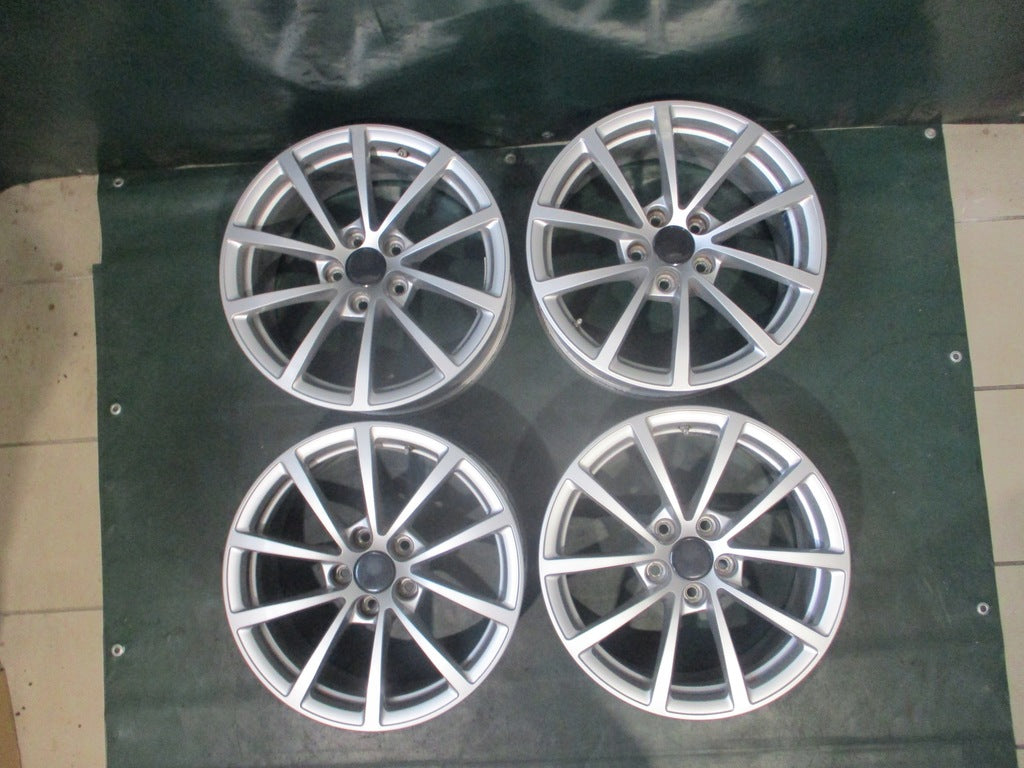 4x Alufelge 17 Zoll 7.5" 5x112 36ET Glanz Silber 4K0601025 Audi Rim Wheel FEL5281266886ba