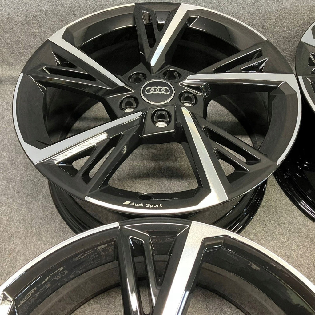 4x Alufelge 18 Zoll 8.0" 5x112 46ET Matt Schwarz 8Y0601025G Audi A3 Rim Wheel FEL5975280275ss