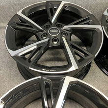 Load image into Gallery viewer, 4x Alufelge 18 Zoll 8.0" 5x112 46ET Matt Schwarz 8Y0601025G Audi A3 Rim Wheel FEL5975280275ss
