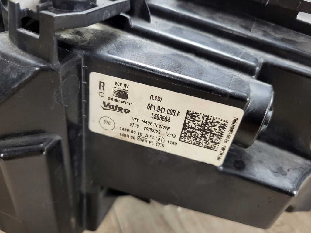 Frontscheinwerfer Seat Ibiza V 6F1941008F Full LED Rechts Scheinwerfer Headlight