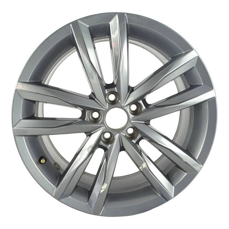 1x Alufelge 17 Zoll 7.0" 5x100 51ET Glanz Silber 2G0601025B, 2G0601025J VW Polo