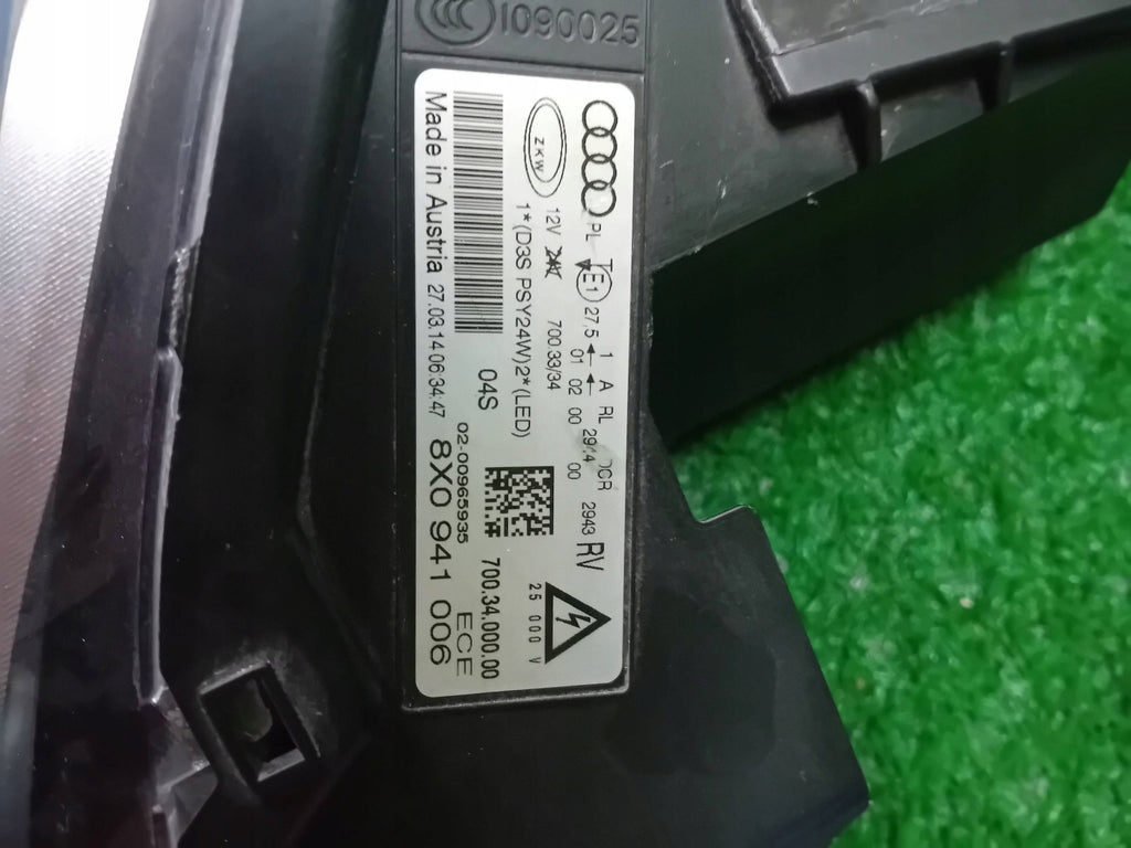 Frontscheinwerfer Audi A1 8X0941006 Rechts Scheinwerfer Headlight SCH9521524466lf