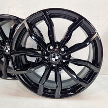 Laden Sie das Bild in den Galerie-Viewer, 4x Alufelge 18 Zoll 6.5" 5x112 41ET Glanz Schwarz 6877550 BMW Rim Wheel FEL6337994266cf