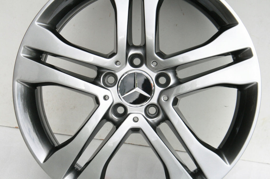 4x Alufelge 18 Zoll 7.0" 5x112 46ET Glanz A1564010102 Mercedes-Benz X156 FEL2702268043lu