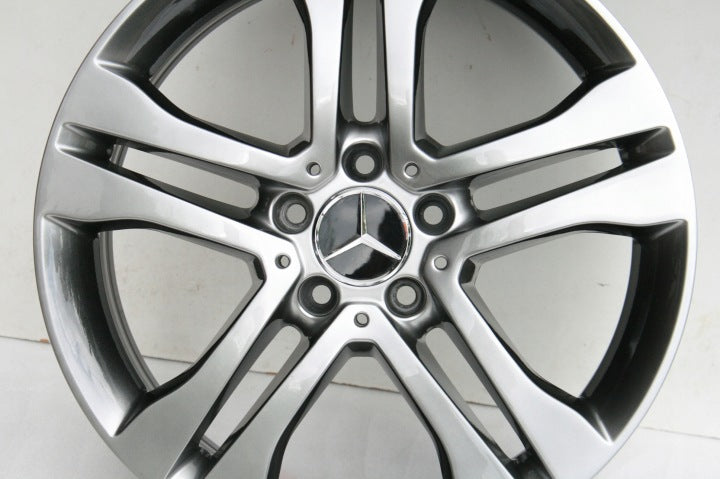 4x Alufelge 18 Zoll 7.0" 5x112 46ET Glanz A1564010102 Mercedes-Benz X156 FEL2702268043lu