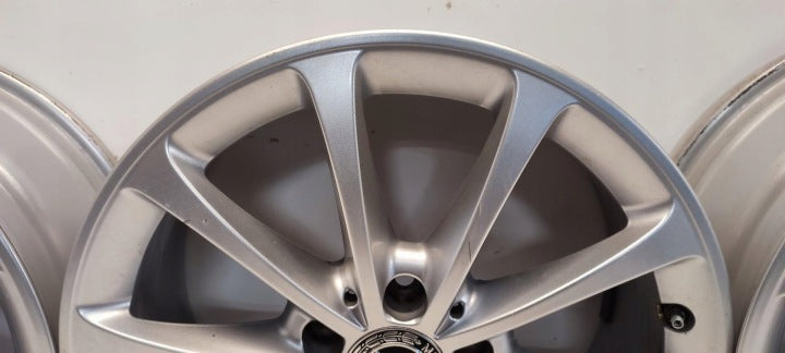 4x Alufelge 17 Zoll 6.5" 5x112 44ET Glanz Silber A1774010300 Mercedes-Benz W247 FEL3955974456wo