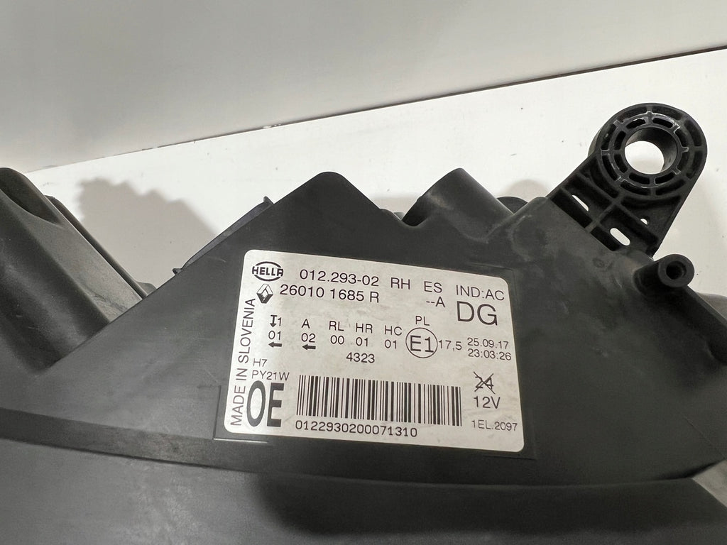 Frontscheinwerfer Renault Scenic 260101685 Rechts Scheinwerfer Headlight SCH7590632418py