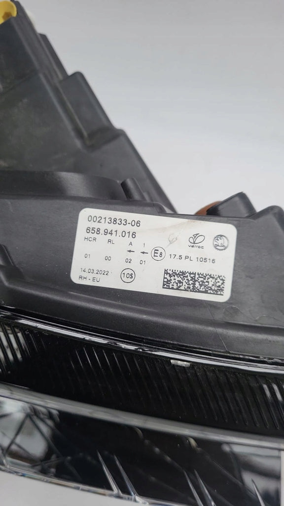 Frontscheinwerfer Skoda Kamiq 658941016 Full LED Rechts Scheinwerfer Headlight SCH9484152367yj