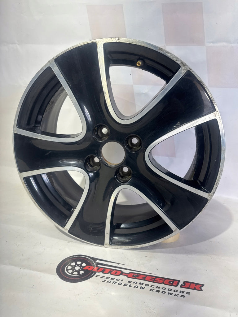 1x Alufelge 16 Zoll 6.5" 4x100 44ET Glanz Schwarz 40300 4318R Renault Clio I FEL4862607393kw