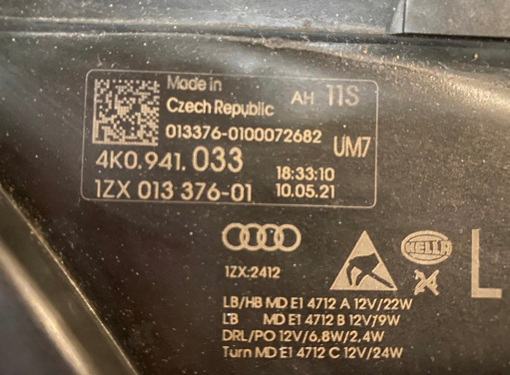 Frontscheinwerfer Audi A6 4K0941033 LED Links Scheinwerfer Headlight SCH5654677112ue