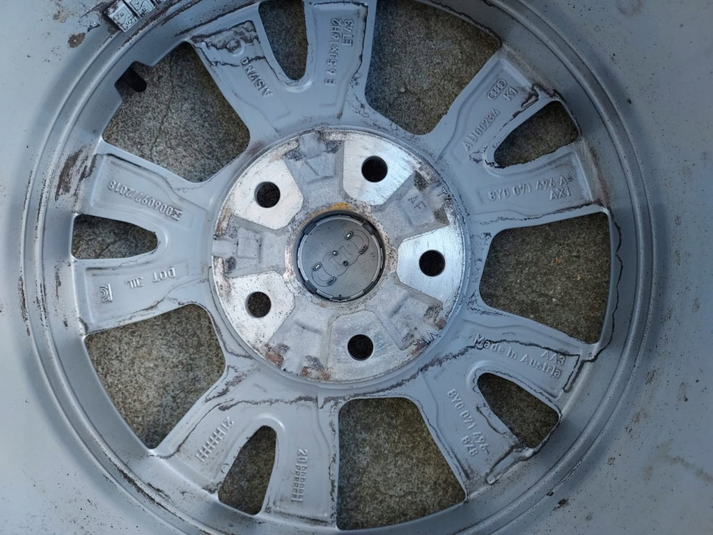 4x Alufelge 16 Zoll 6.5" 5x112 43ET Glanz Silber 8Y0071496A Audi A3 Rim Wheel FEL4294280116uk
