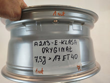 Load image into Gallery viewer, 1x Alufelge 17 Zoll 7.5" 5x112 40ET Glanz Silber A2134011300 Mercedes-Benz FEL2067890228cd
