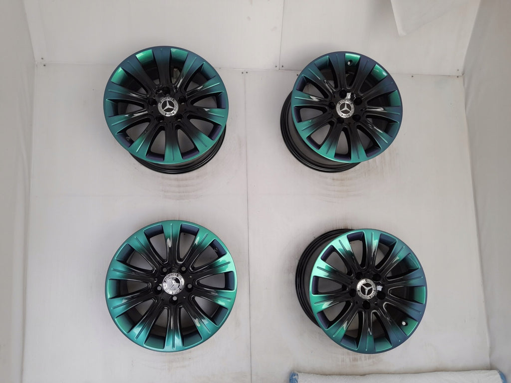 1x Alufelge 16 Zoll 8.0" 5x112 46ET Glanz Schwarz A2124015802 Mercedes-Benz FEL3208859832ij