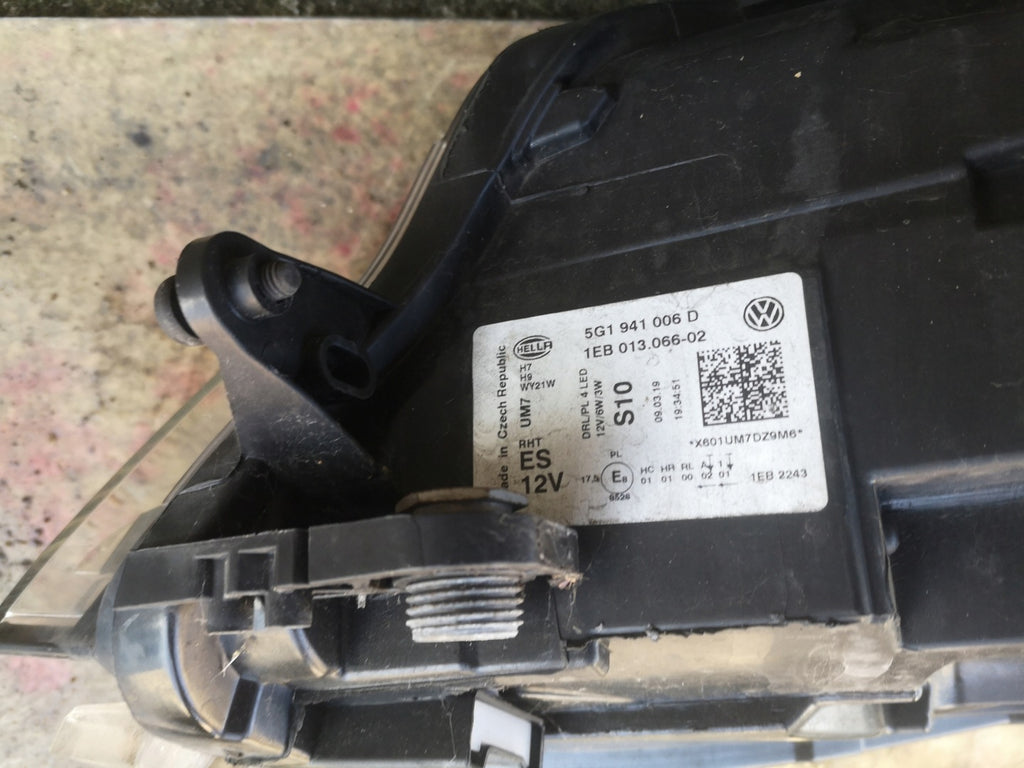 Frontscheinwerfer VW Golf VII 5g1 5G1941006D Rechts Scheinwerfer Headlight SCH3863314501vr