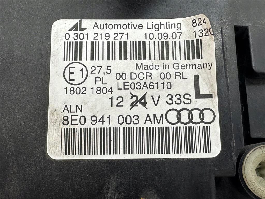 Frontscheinwerfer Audi A4 B7 8E0941003AM Xenon Links Scheinwerfer Headlight