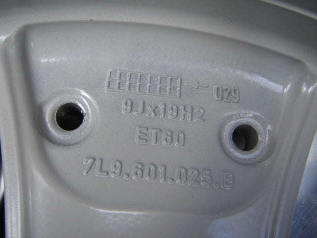 1x Alufelge 19 Zoll 9.0" 5x130 60ET Glanz Silber 7L9601025B Audi Q7 Touareg FEL7093411860qp