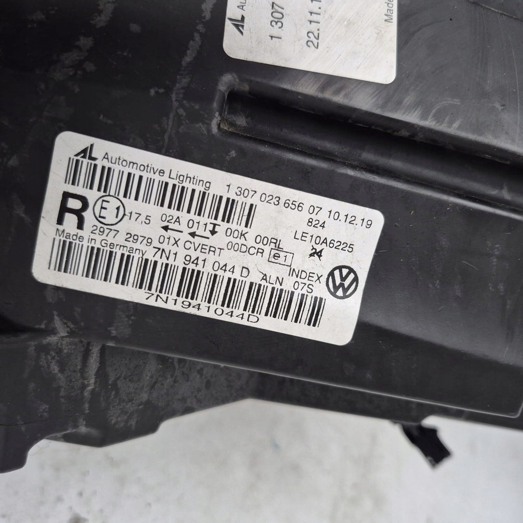 Frontscheinwerfer VW Sharan 7n1 7N1941044D Xenon Rechts Scheinwerfer Headlight SCH1757077449nu