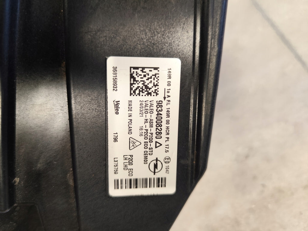 Frontscheinwerfer Opel Mokka 9834008280 LED Links Scheinwerfer Headlight SCH1357075901ql