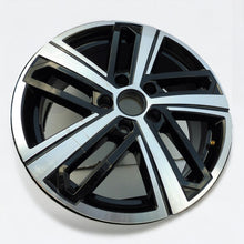 Load image into Gallery viewer, 1x Alufelge 17 Zoll 6.5&quot; 5x112 49ET Glanz Schwarz 2K7601025 VW Caddy Rim Wheel