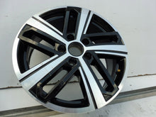 Load image into Gallery viewer, 1x Alufelge 17 Zoll 6.5&quot; 5x112 49ET Glanz Schwarz 2K7601025 VW Caddy Rim Wheel