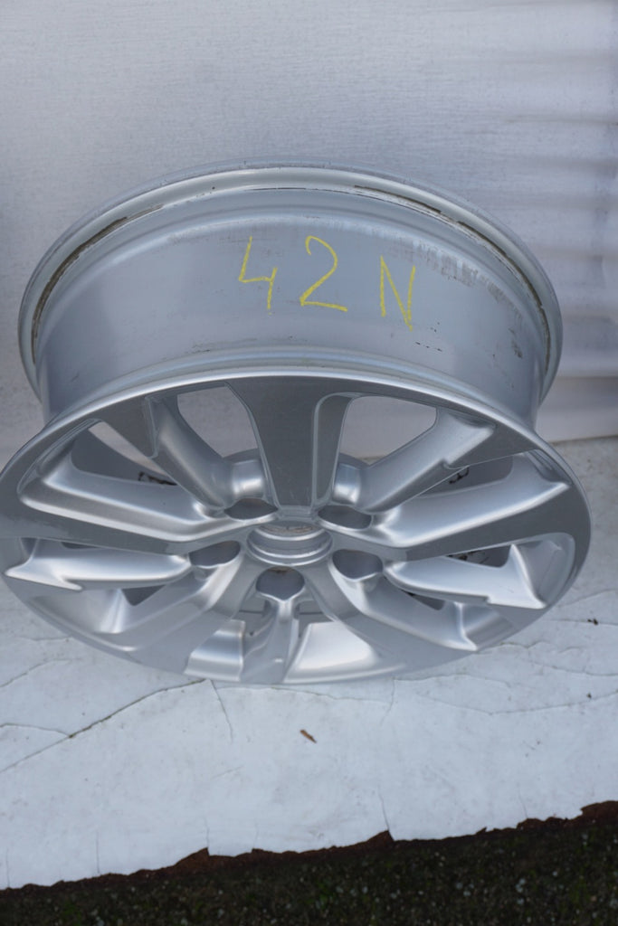 1x Alufelge 16 Zoll 6.5" 5x114.3 45ET Glanz Silber 8635-5 Toyota Rim Wheel FEL7214360022hq