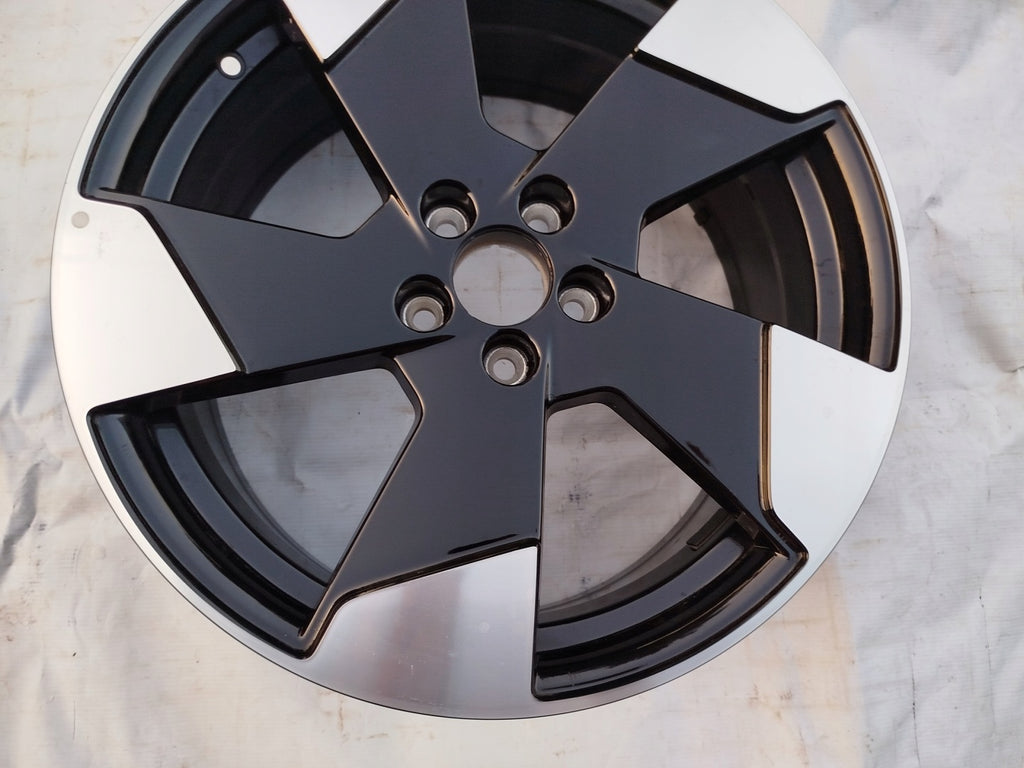1x Alufelge 19 Zoll 8.0" 5x108 48 5ET Glanz Schwarz 80000286 Volvo I Rim Wheel FEL6744149274zu