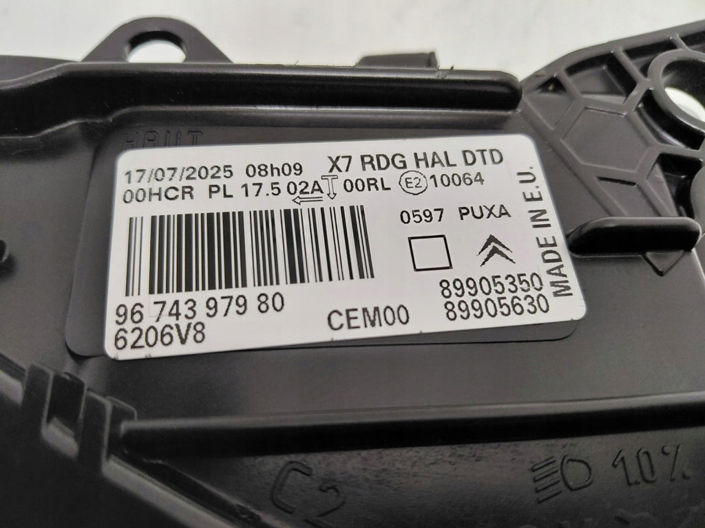 Frontscheinwerfer Citroën C5 II 9674397980 LED Rechts Scheinwerfer Headlight SCH7893387834uu