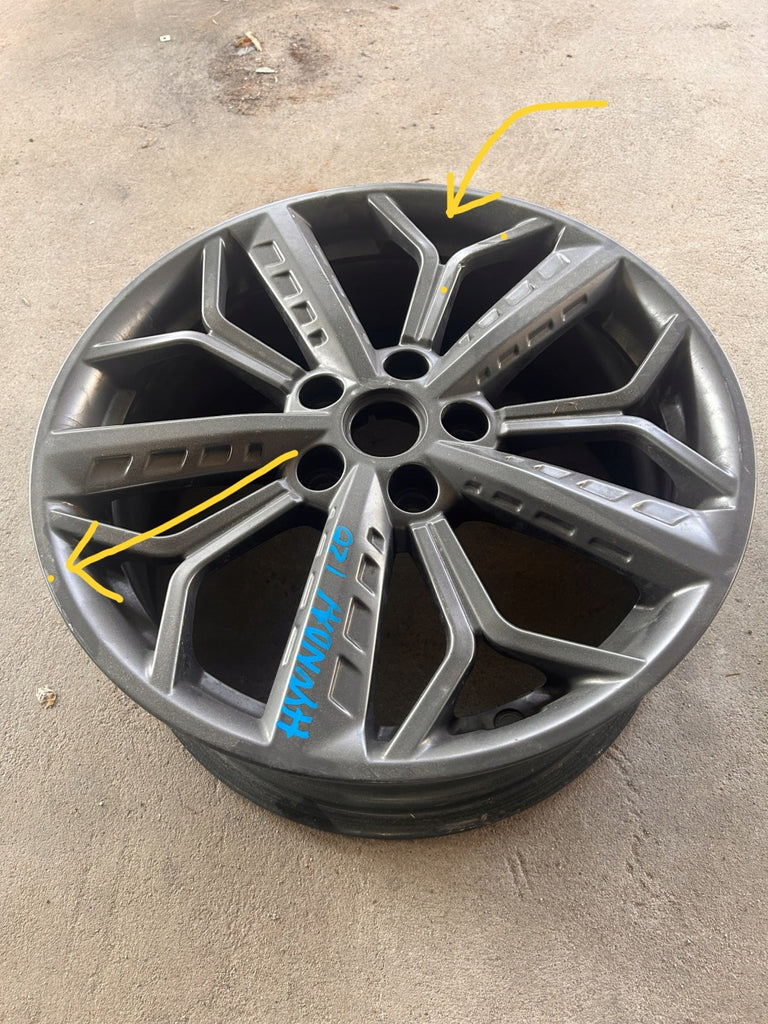1x Alufelge 18 Zoll 7.5" 5x114.3 53ET Matt Graphit 52910-C0000 Hyundai I FEL4728499900tu