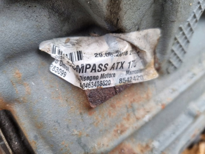 Motor Jeep Renegade Suv Bu B1 55283099 2.0 JTD Diesel Engine Unkomplett MOT1286023917hy