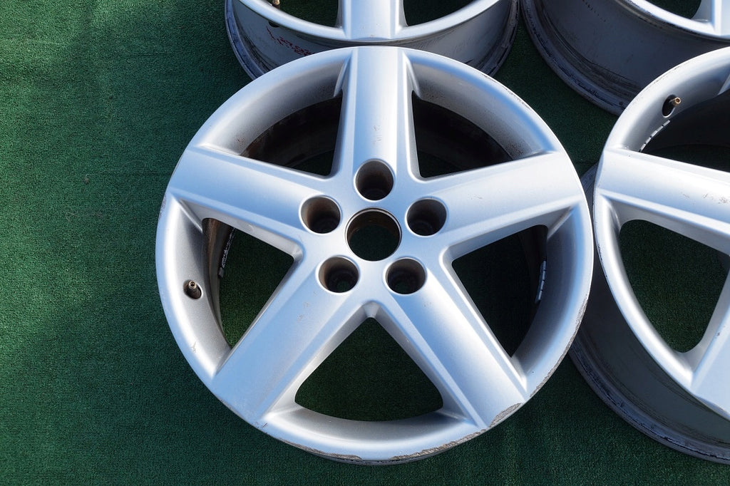 4x Alufelge 17 Zoll 7.5" 5x112 45ET Glanz Silber 4F0601025AF Audi A6 C6 B6 B7 FEL3172175052lc