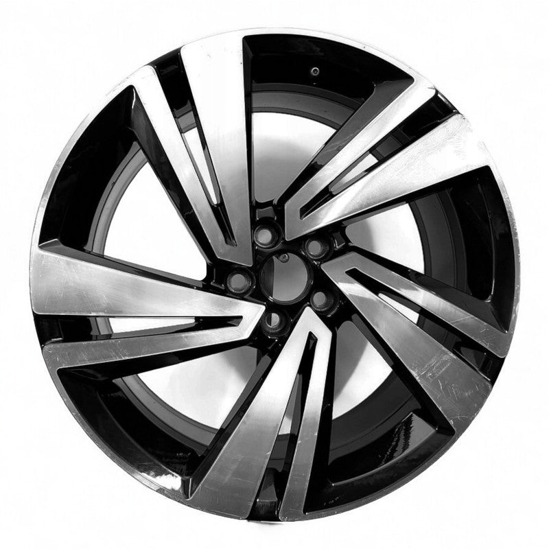 1x Alufelge 18 Zoll 7.0" 5x100 39ET Glanz Schwarz 2GM601025H Vw Rim Wheel