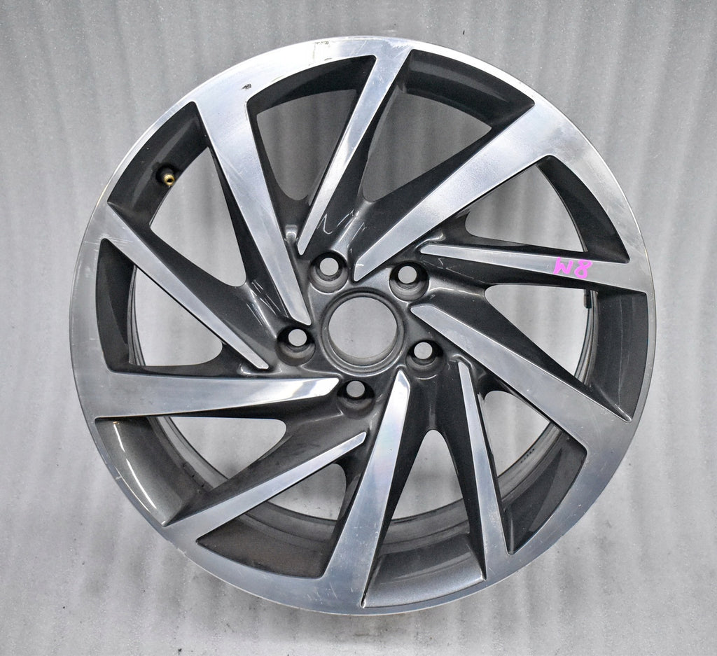 1x Alufelge 17 Zoll 7.0" 5x112 40ET Glanz Grau 5NA601025P Mg Tiguan Rim Wheel