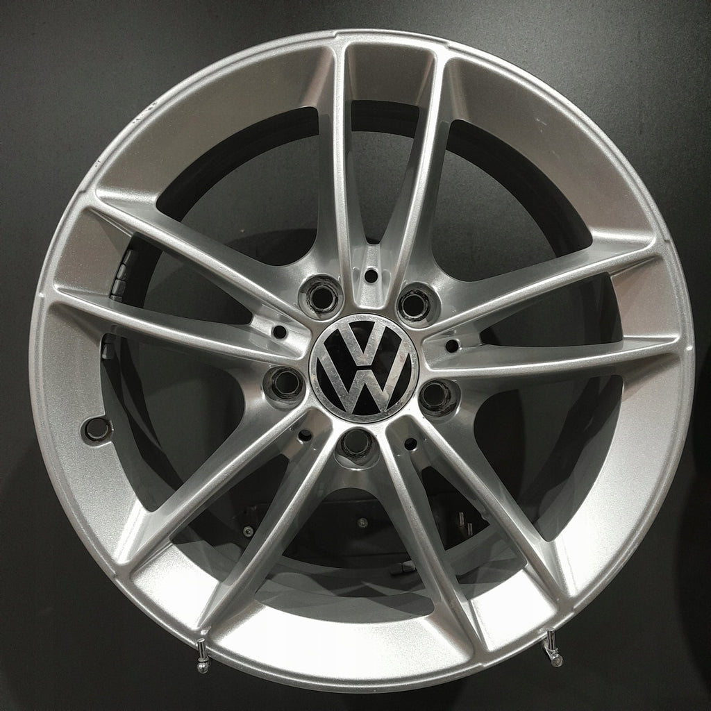 4x Alufelge 16 Zoll 6.5" 5x112 44ET Glanz Silber A1774010100 Mercedes-Benz Caddy FEL7592573348ua