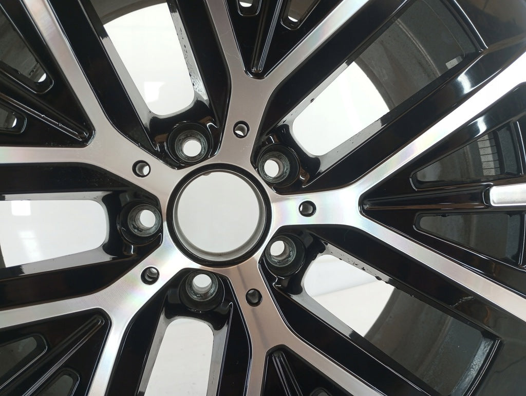 1x Alufelge 19 Zoll 8.5" 5x112 30ET Glanz Schwarz A2144014100 Mercedes-Benz FEL3762252138vf