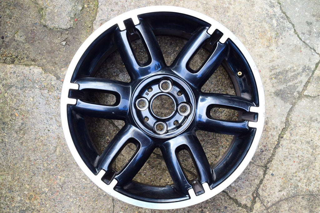 1x Alufelge 17 Zoll 7.0" 4x100 48ET Glanz Schwarz 6798721 Mini Rim Wheel