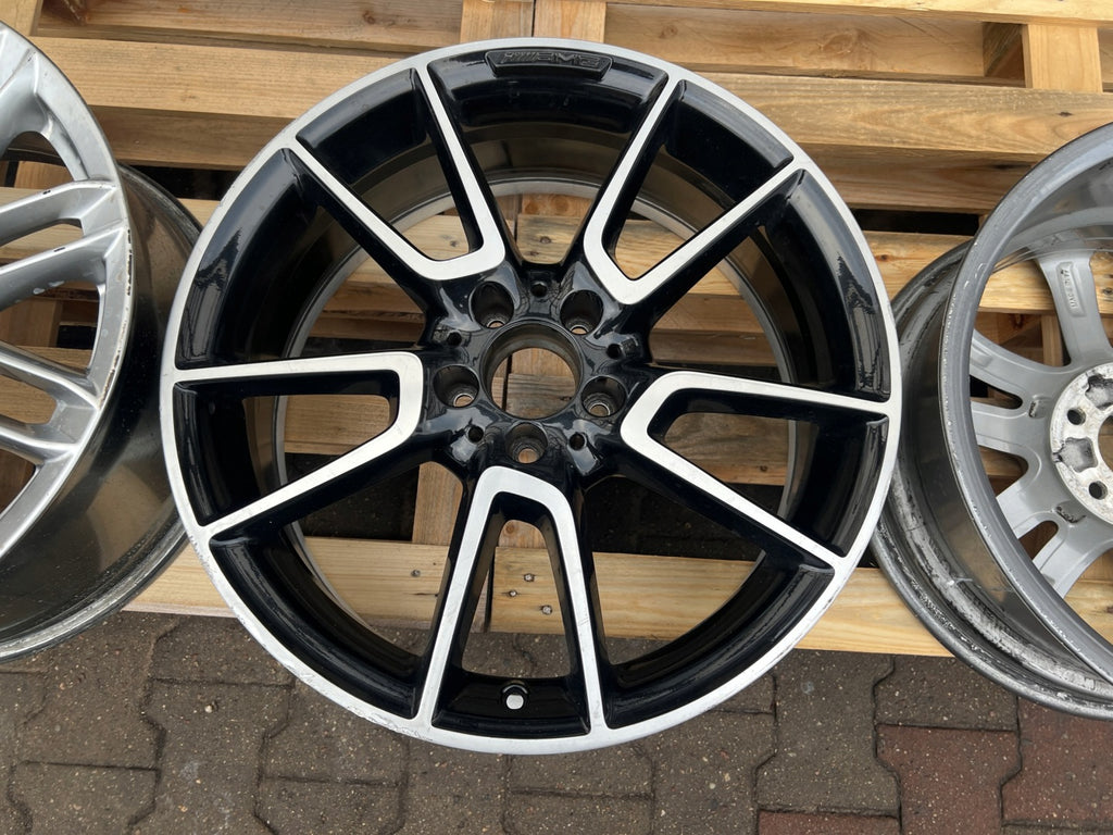 1x Alufelge 19 Zoll 7.5" 5x112 Glanz A2054014900 Mercedes-Benz W205 A205 FEL3083075168mr