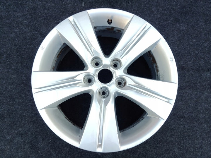 1x Alufelge 17 Zoll 6.5" 5x114.3 35ET Glanz Silber 52910-3U200 Kia Sportage FEL1144282739md