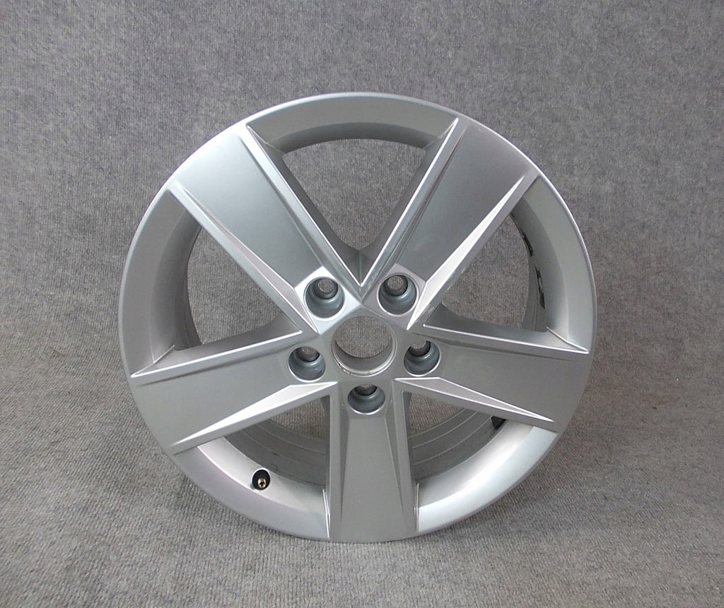 1x Alufelge 16 Zoll 6.0" 5x112 48ET Glanz Silber 5E0601025M Skoda Octavia Iii